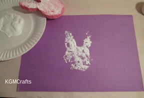 step 4 stamp on paper