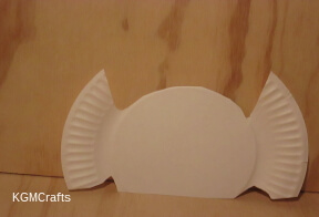 paper plate chick step 1 make a chick shape