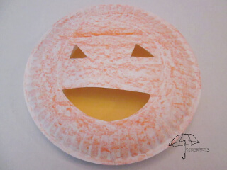 paper plate Jack-o-Lantern paper plate Jack-o-Lantern
