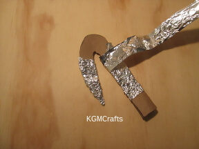 cover the hook with foil