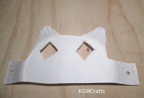 step 3 make the ears and cut out the sides