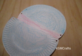 step 2 make holes in both pieces