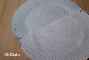 step 3 with yarn tie the two pieces together