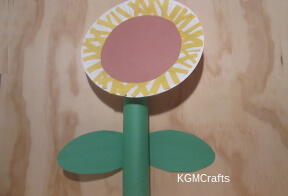 you are finished add the leaves to the sunflower