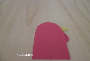 glue the head pieces together