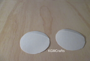 cut out 2 circles