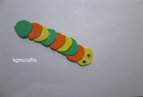 glue circles to stick