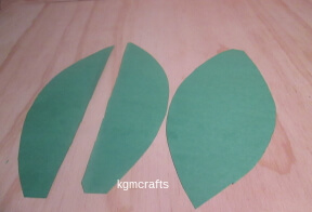 cut the green pieces