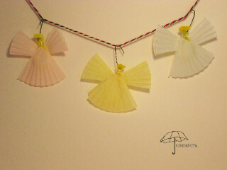 cupcake liner angels