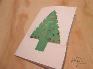 Christmas tree card