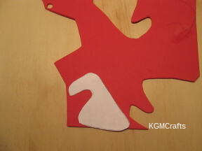 make a hat and cut from craft foam