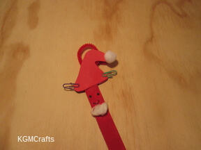 add paper clips so the glue dries