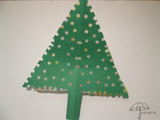 Christmas tree suncatcher