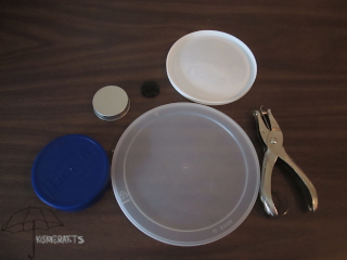 items used for circle crafts