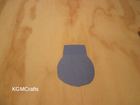step 4 cut a circle with a tab
