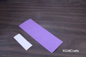 step 3 cut paper rectangles
