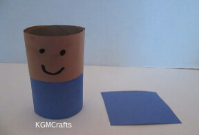 cut paper for head covering