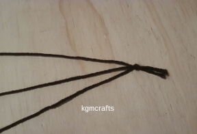 bread three strand together