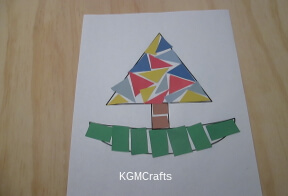 glue pieces to sailboat