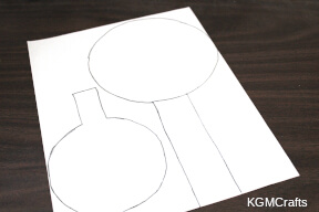 draw shapes on white paper