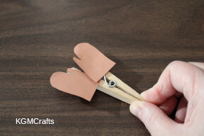 make sure the clothespin opens