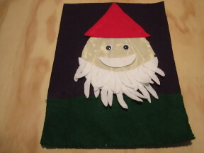 add Velcro to the beard