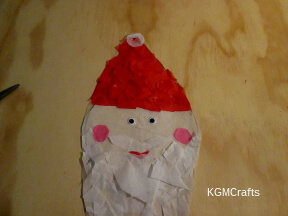 cut the excess wax paper off