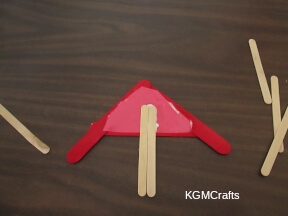add the center two craft sticks