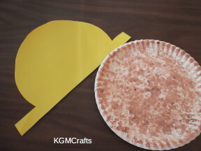 cut the hat shape out