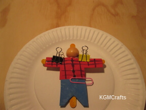 secure with paper clips