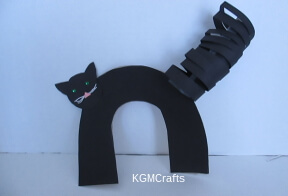 step 8 add the tail to the cat