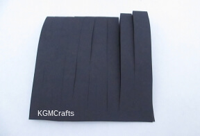 step 6 cut slits for the tail