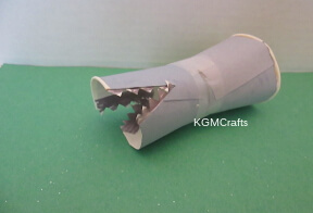 step 7 glue cups together