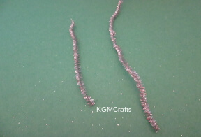 step 8 cut pipe cleaners