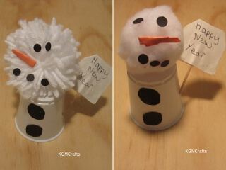 tabletop snowman