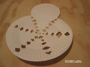 cut a circle for the head