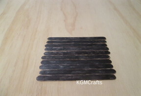 color Popsicle sticks