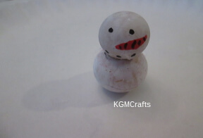 glue the two beads together