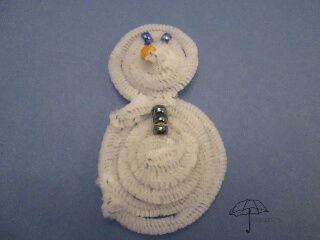 pipe cleaner snowman