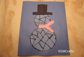 link to stained glass snowman