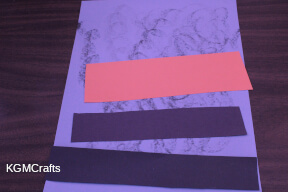 cut orange and black paper