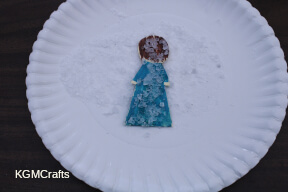 glue salt to the back