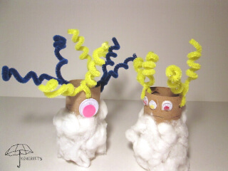 cardboard tube aliens