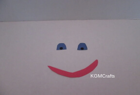 add eyes and mouth