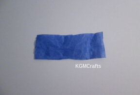 steo 1 cut strips of tissue