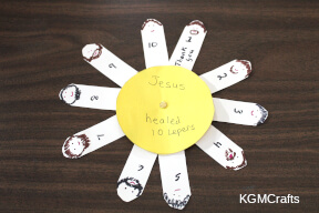 make craft for 10 lepers