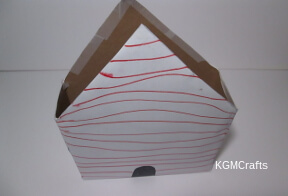 make the door and decorate the tent