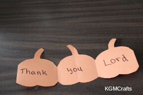 write the message on the pumpkins