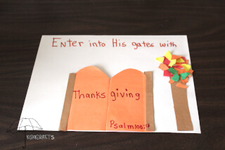 enter His gates with thanksgiving