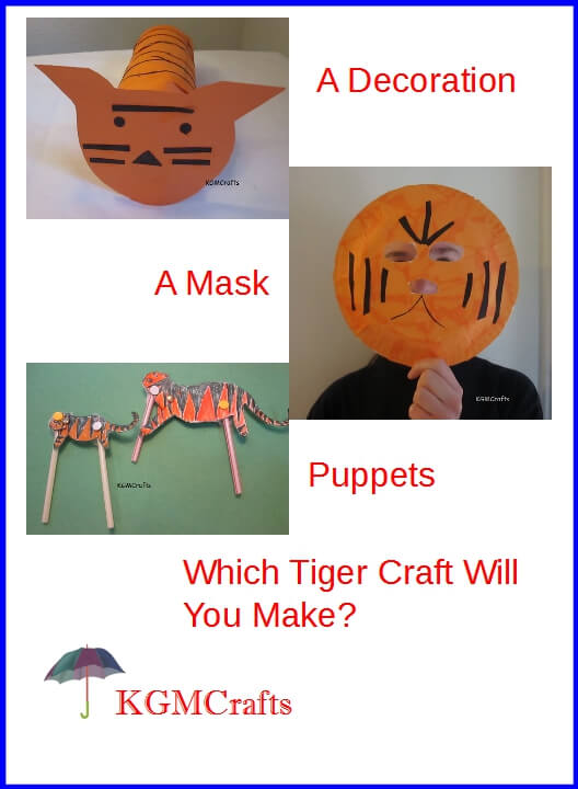 tiger crafts for kids